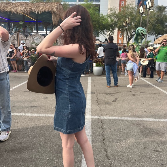 Denim Button-Down Dress - Picture 3 of 3